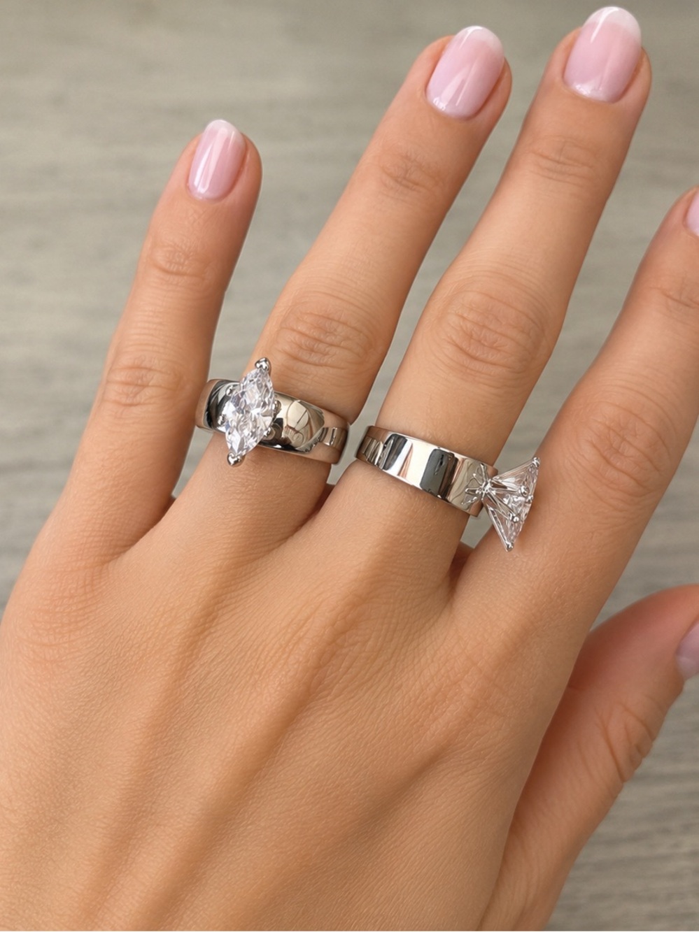 NEW Marquise Simulated Diamond Ring
